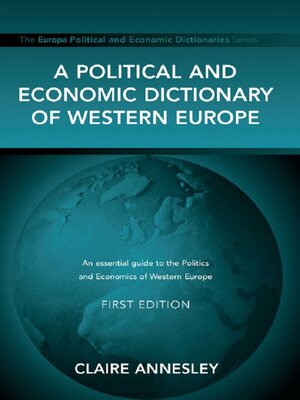 cover image of A Political and Economic Dictionary of Western Europe